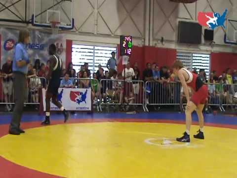 University Greco-Roman Final 74kg Match 1 - Kendrick Sanders vs. Aaron Briggs