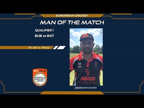 Eighty off twenty eight balls Zeeshan Khan racks up the runs in Hungary