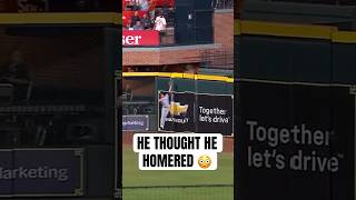 Myles Straw takes a home run away in unbelievable fashion ???? #MLB #Toronto #BlueJays
