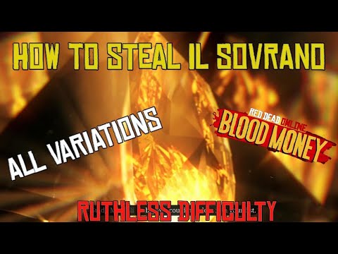 Red Dead Online How to Steal (IL Sovrano) on Ruthless Difficulty! All Variations! Opportunity #3