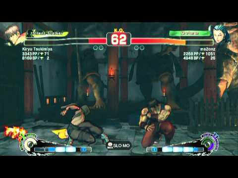 SSF4 AE: Kiryu Tsukimiya(Guy) vs ma2onz(Rose) - HD 720p