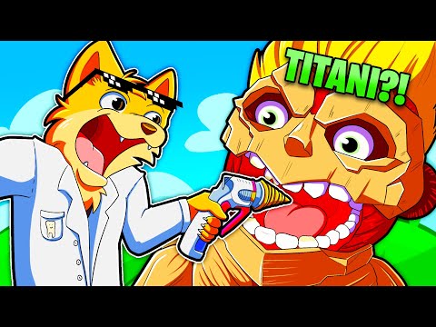 ESPERIMENTI ILLEGALI SUI TITANI IN VR! DIVENTO UN DENTISTA PAZZO E FACCIO ESPLODERE TUTTO! *BOOM*