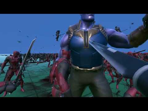 Dead pool  10,000 VS Thanos 10 - Ultimate Epic Battle Simulator