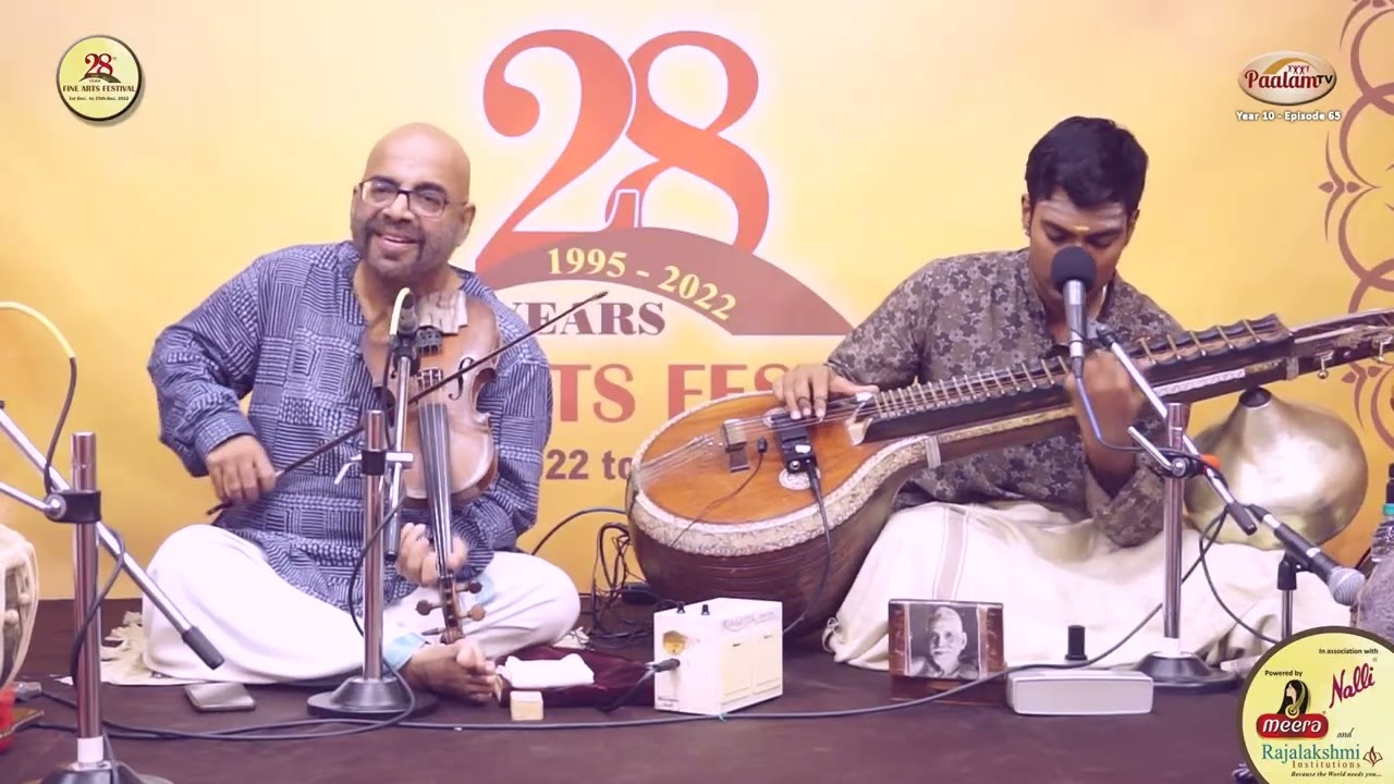 JUGALBANDI–Sriram Parasuram(Violin) & Ramana Balachandran(Veena) - Mudhra’s 28th Fine Arts Festival