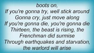 Sonata Arctica - Die With Your Boots On Lyrics