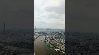 호치민 하늘 위