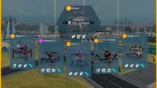 War Robots: The Spider Army in Champion | Jaeger, Weyland, Dux, Ravager, UE Invader Gameplay