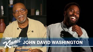 Guest Host Samuel L. Jackson Interviews John David Washington video