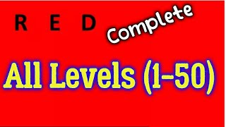 Red Game All Levels (1-50) Bart Bonte Game Android iOS