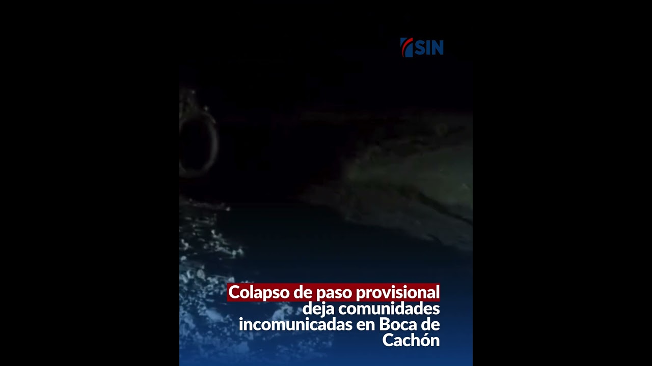 Colapso de paso provisional sobre arroyo Penitente