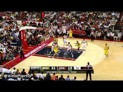 Brazil vs USA   Full Game Highlights  Exhibition Game  2012 USA Basketball Showcase