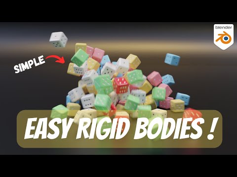 Easy Blender Rigid Bodies in 2 minutes