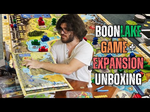 Boonlake Board Game + Artifacts Expansion UNBOXING! | Capstone Games