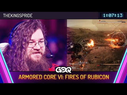 Armored Core VI: Fires of Rubicon by TheKingsPride in 1:07:13 - Awesome Games Done Quick 2026