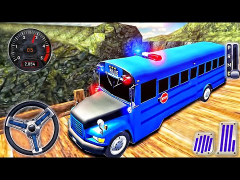 Police Bus Driving Simulator - Hill Dangerous Duty Driving Simulator - Android GamePlay #3