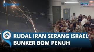 Dihantui Serangan Rudal Iran, Warga Israel Dihantui Ketakutan di Tempat Perlindungan Bom