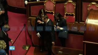 Senato, Silvio Berlusconi vota
