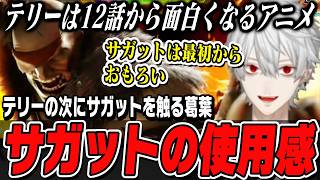 【スト6】テリーとサガットの使用感の違いを感じたり、サガットでスムーズにハイマスになる葛葉【切り抜き/にじさんじ/ストリートファイター6】