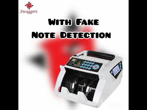 Swaggers Mix Note Counting Machine With Fake Note Detection (Dual Display)