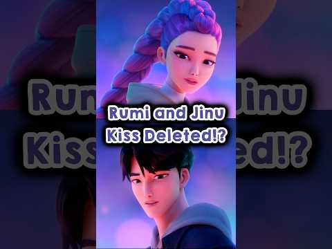 Rumi and Jinu Kiss Deleted Scene!? 😱 #kpopdemonhunters #netflix #shorts