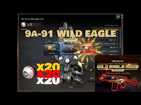 CROSSFIRE 2.0 PH Wins Jackpot 20pcs Spins 9A-91 Wild Eagle