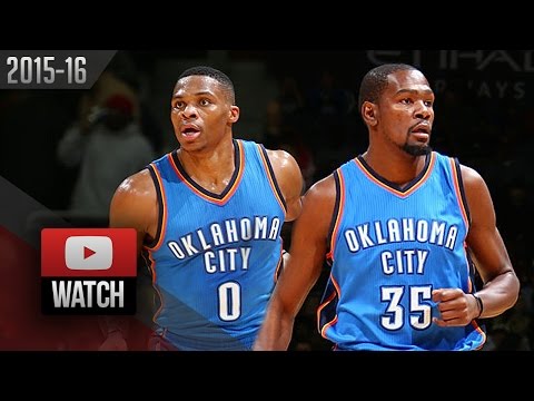 Russell Westbrook & Kevin Durant Full Highlights at Wizards (2015.11.10) - TOO GOOD!