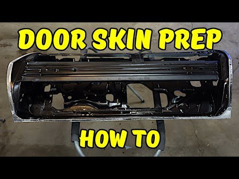 Door Shell and Door Skin Preparation - Door Skin Replacement Part 3 - 71 Camaro RS