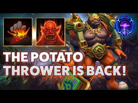 Garrosh Taunt - THE POTATO THROWER IS BACK! - Grandmaster Storm League