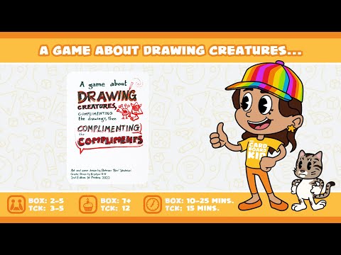 The Cardboard Kid - 336: A game about drawing creatures, complimenting the drawings...