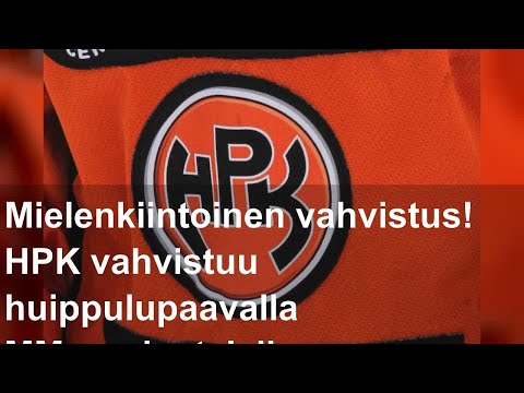 Mielenkiintoinen vahvistus! HPK vahvistuu huippulupaavalla MM-puolustajalla