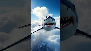 Shark Plane Flying