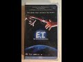 Opening To E T The Extra Terrestrial VHS 1996