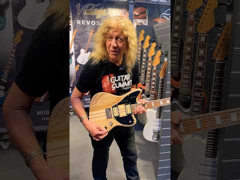 Vintage REVO offset guitars at Guitar Summit 2024.#shorts