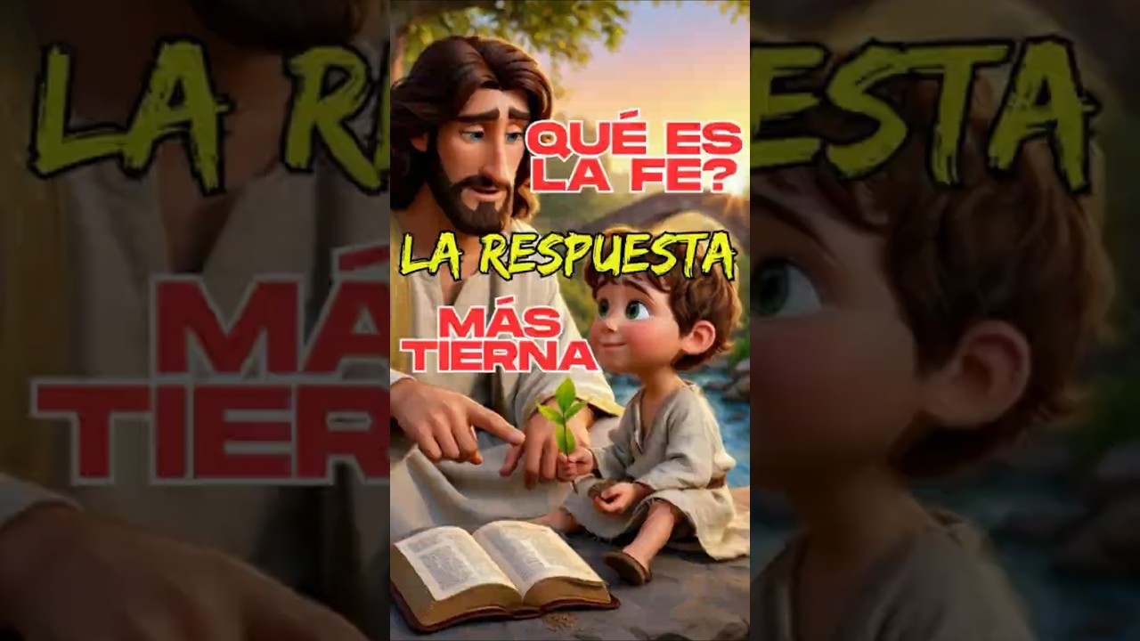 🌟 ¿Qué es la fe? La respuesta más tierna 🌈 #jesús #reflexión #esperanza #fe  #espiritualidad #amor
