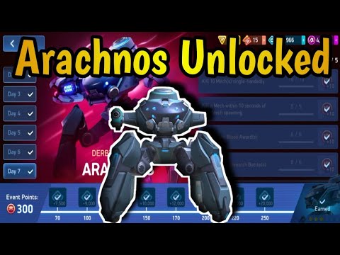Arachnos Unlocked || Mech Arena ❤️