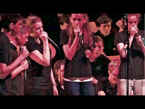 Teenage choir does improvised beatbox jam! | NYCGB