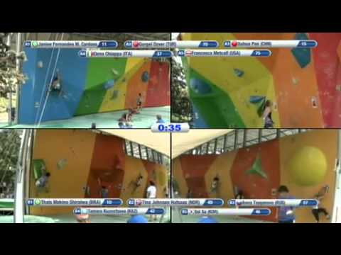 Climbing World Championship 2011 Boulder,Lead and Speed Arco, ITA - Boulder Women's Qualifications