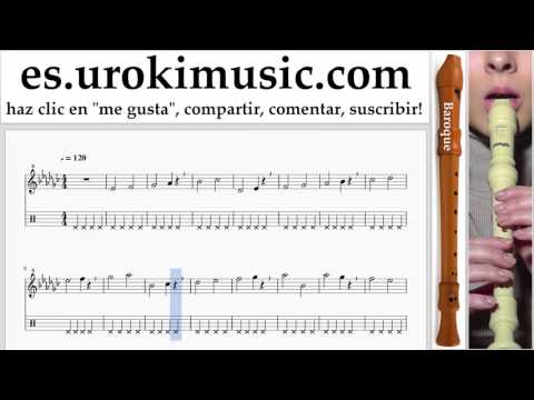 Como Tocar flauta dulce B. Charlie Puth - Attention Tablatura Parte#1 ejercicios um-i927