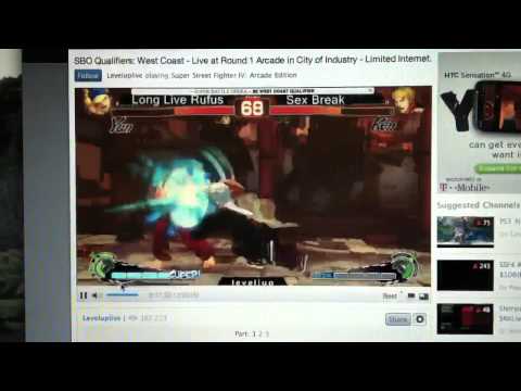 2011 West Coast SBO Qualifiers: SSF4 AE - Vicious (Yun) vs JoontheBaboon (Ken)