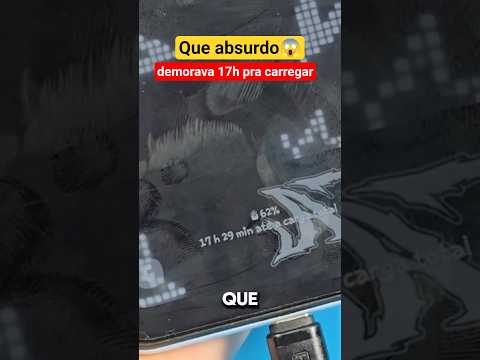 o celular tava demorando 17 horas pra carregar #shorts #short #ytshorts #apple #iphone #viral #fyp