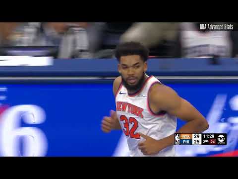 Karl-Anthony Towns Highlights vs Philadelphia 76ers (11/12/2024)