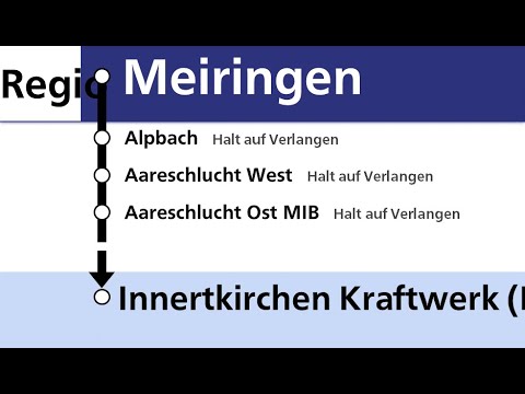 ZB Ansagen » Regio Meiringen — Innertkirchen Kraftwerk (Bahn) (2022) | SLBahnen