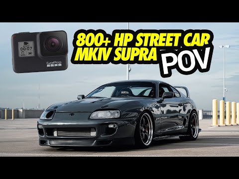 Taking My 800+HP Supra Out For A Cruise - MK4 Supra POV GoPro Hero 8