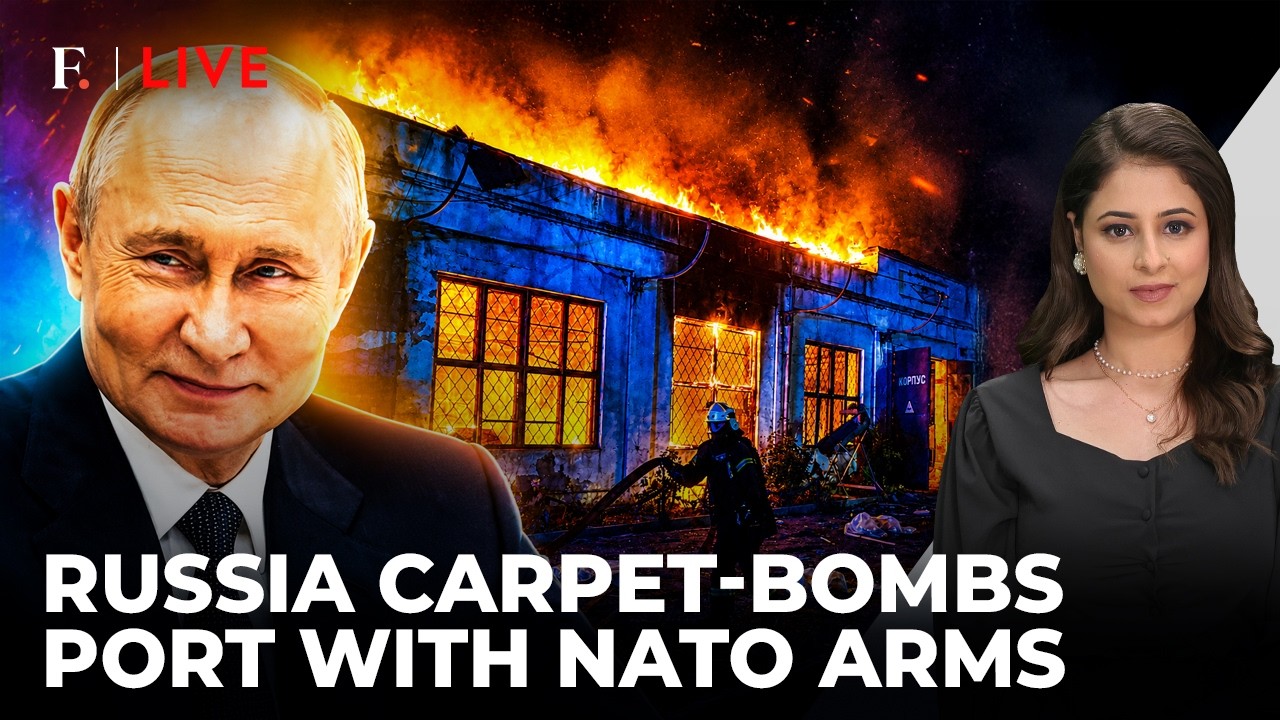 'Only Pieces Left': Russia Hammers Port Loaded With NATO Arms; Zelensky 'Stunned' | Firstpost Live