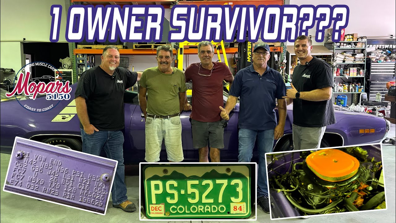 Original Owner Sells Plum Crazy Survivor 1971 Hemi Road Runner