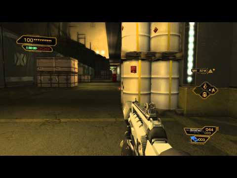 Deus Ex: Human Revolution DC - Stowing Away: Tong's Explosive Package, Obtain C-4, Turret, Bots, Gas