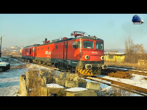 060-EA/LE5100 600 003-2 & DA 609 009-9 FOX Rail in Oradea Est [Winter Edition] - 29 January 2017