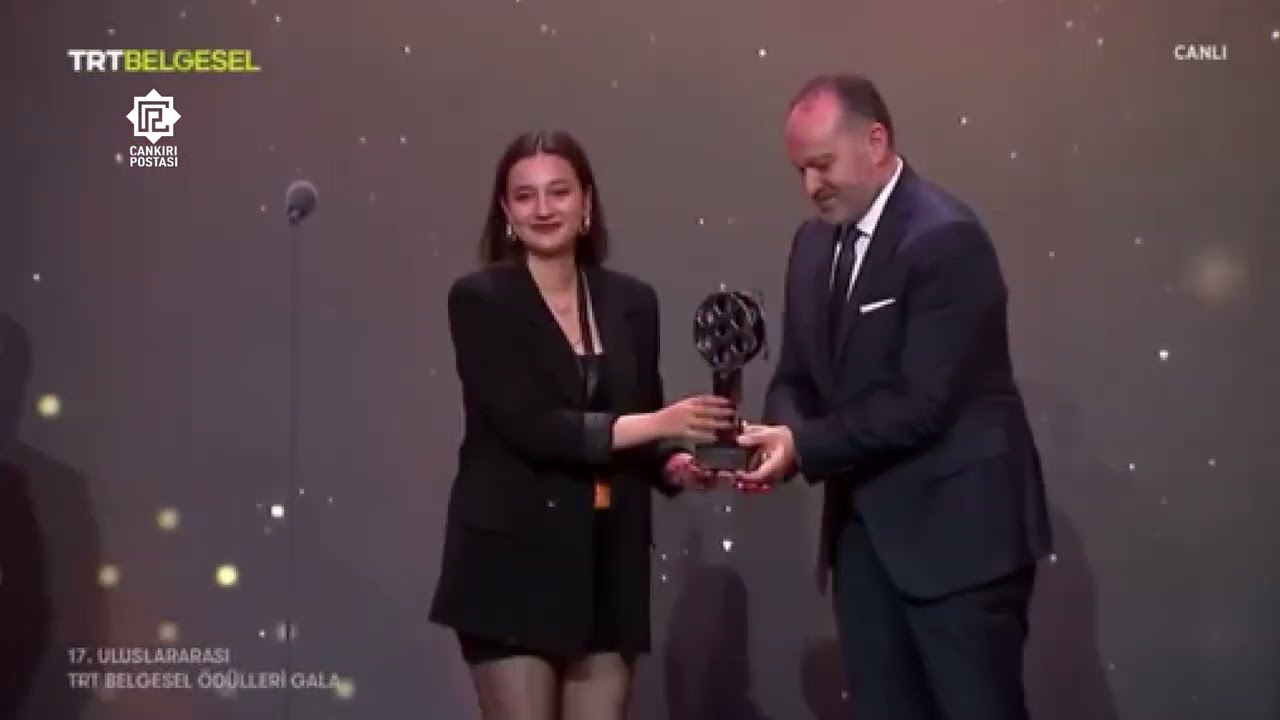 Çankırılı genç yönetmen Melike Kaya’ya TRT Belgesel ödülü