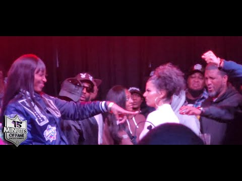 MYVERSE DROPS SUPER HAYMAKER BACK (BATTLE SNIPPET) VS MS HUSTLE AT URL OUTSIDE EVENT