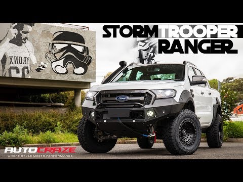STORM TROOPER | Ford Ranger Fuel Zephyr Wheels, Tyres, SLX Bar, Winch, Flares & More